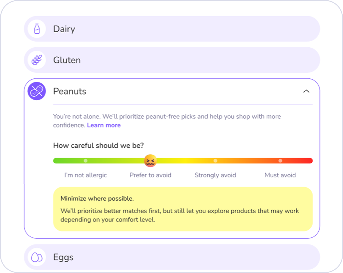 Food preferences